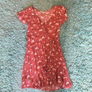 Floral Wrap Dress